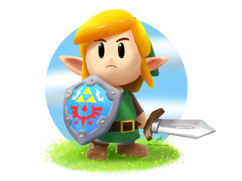 link's awakening vinyl figure