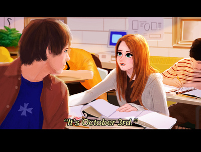 October 3rd Meangirls fan made artist artwork background cartoon illustration digital art digital painting fan art illustration illustration art illustration digital mean girls october 3rd visual development