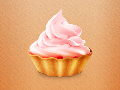 Delicious Cupcake Icon