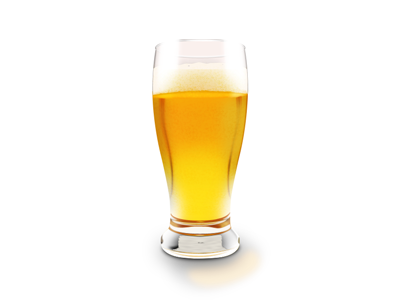 Beer Glass alcohol beer clear foam glass liquid reflect white yellow