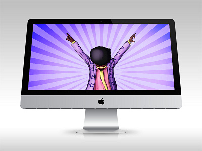 iMac apple display funkey imac mac screen silver