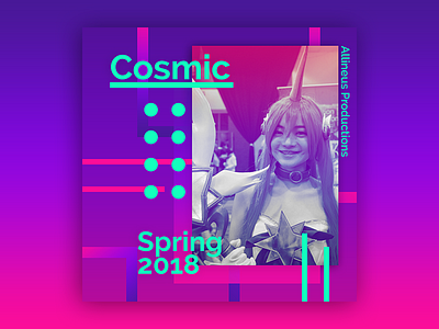 Cosmic branding design photography