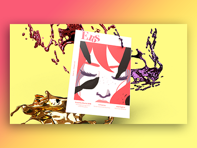 Eros (Cover) design editorial graphic illustration magazine