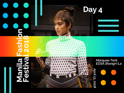 Manila Fashion Fest 2018 (Season 8 - Day 4) graphic design layout photography poster