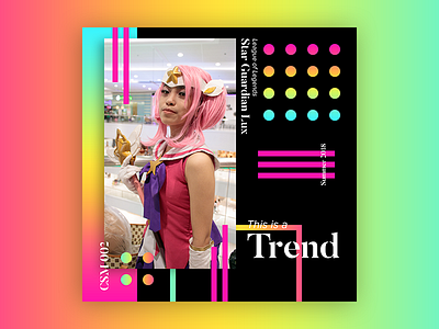 This is a Trend graphic design layout photography poster