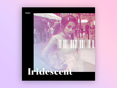 Iridescent - NN (Cover) branding graphic design layout photography photoshop poster