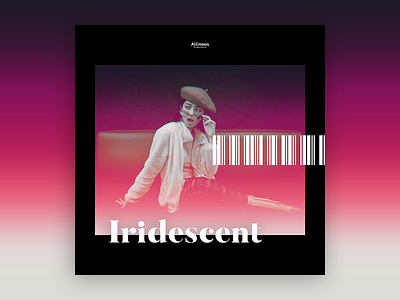 Iridescent - MZ (Cover) branding graphic design layout photography photoshop poster