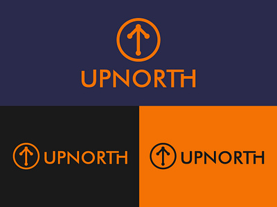 UpNorth Combination mark brandidentity branding combination mark design icon logo wordmark