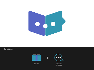 Speak A Book Logomark app book brandidentity branding design flat icon illustrator logo logo design logoinspiration logomark ui vector web