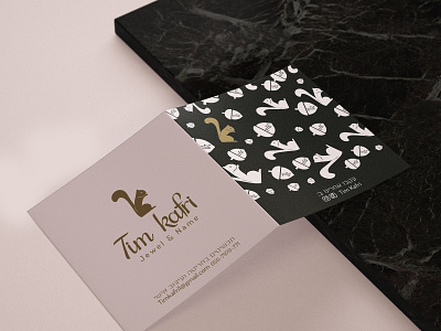 Product card for jewelry