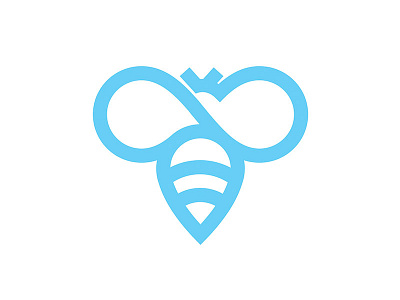 Bee Logo Updated bee logo minimal