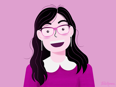 Self-portrait. avatar portrait selfie vector