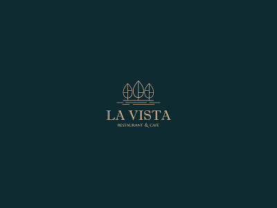 LA VISTA LOGO & BRAND IDENTITY brand branding cafe design identity illustration illustrator logo restaurant ui ux website