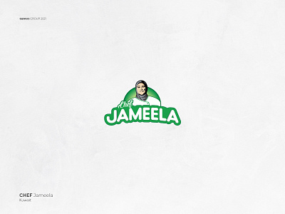 Chef Jameela logo Design branding illustrator logo