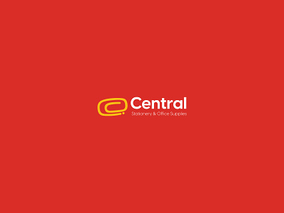 Central Stationery & Office Supplies 3d branding graphic design logo ui