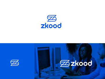 Zkood Brand identity animation app blue brand branding clean design flat identity illustration illustrator ios logo mobile type ui ux vector web website