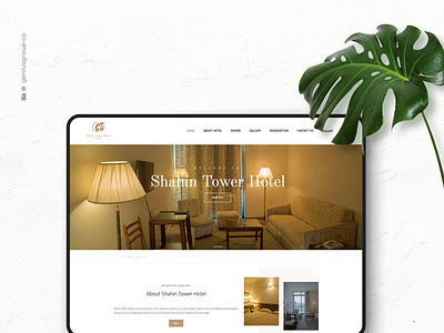 Shahin hotel web design