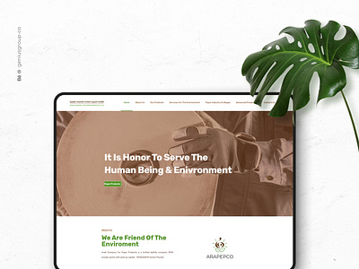 ARAB PAPERCO WEBSITE DESIGN