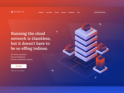 Aviatrix | Header agency cloud color digital header landing page price rates roi saas