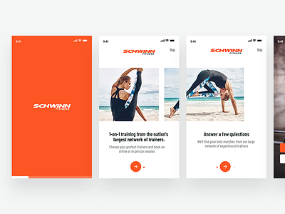 Fitness App ( Onboarding & Login Screen)