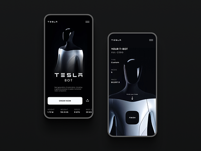 Tesla Bot - Mobile app