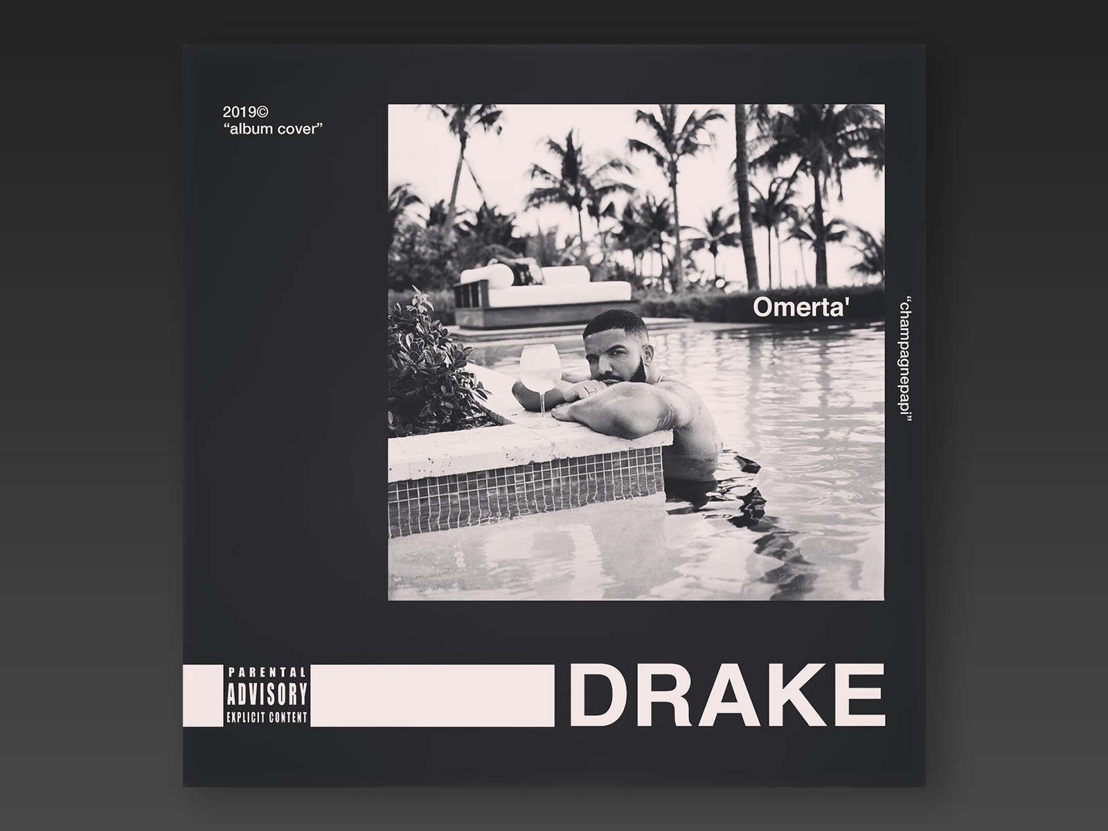 Drake "album cover" by Arthur K on Dribbble