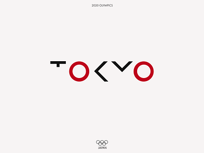 TOKYO abstract geometric idenity japan logo olympics poster tokyo typography