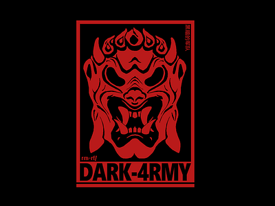 The Dark Army dark army fsociety hack hacker identity logo mask mr.robot mrrobot tv show