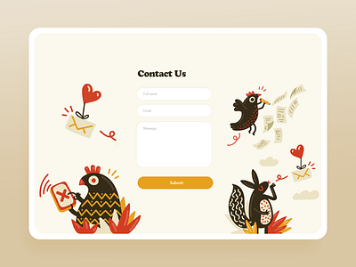 Contact US - DailyUI 028