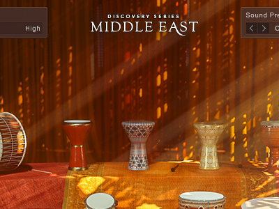 Middle East sample Library app interface interface design music instrument piano synthesizer ui ux design vst