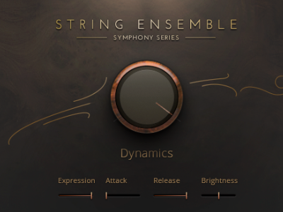 Symphony Series String Ensemble app interface interface design music instrument piano synthesizer ui ux design vst