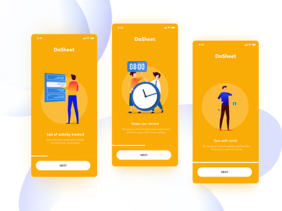 Do sheet - To do list | Onboarding | Illustration 2019 trend animation app branding c4d clean color creative dashboard design design app icon illustration iphonex onboarding ui trend typography ui uidesign ux yellow