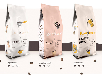 packaging design for coffee beans