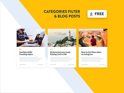 Blog Posts Templates & Categories Index Filtering after effects animation animations app application interface blog blog posts categories tempalte design filter filters free free download freebie index interface web animation web app design website design system
