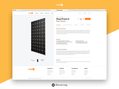 Solar Panels Energy website chart energy info information interface product product page stats ui kit ui pack web design website