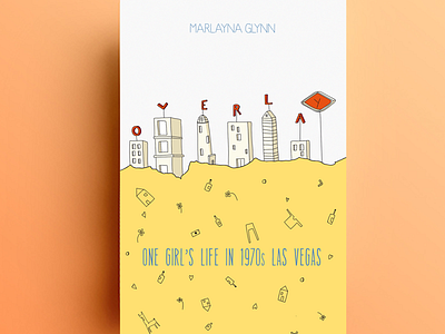 Book cover ‘overlay’ book cover illustration las vegas