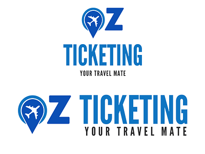 Oz Ticketing flat design flat logo logo oz ticketing