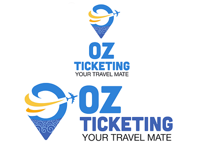 OZ Ticketing V2 flat design flat logo logo oz ticketing