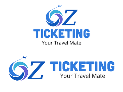 OZ Ticketing V3 flat design flat logo logo oz ticketing