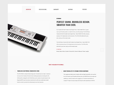 Kraft Music Online design direction ui web design