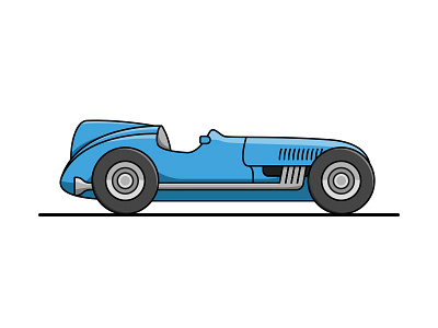 Classic Racing Car blue car classic fast formula old one race racing