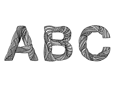 ABC abc alphabet black illustration letters organic white