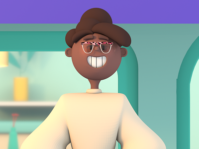 character face 3d illustration animation c4d characterdesign modelling