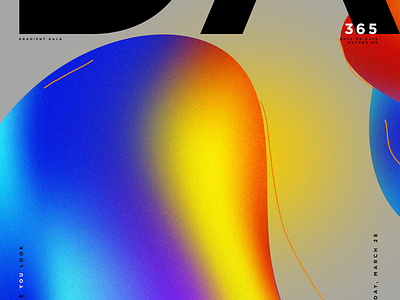 Baugasm - Day 1 365 daily challenge 365 days poster abstract baugasm challenge curves design gradient gradients illustrator lines photoshop shapes vasjen vasjenkatro