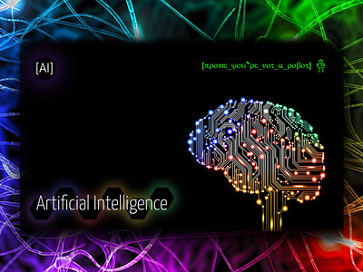 Home Page for [Ai] project adobe photoshop ai artificial intelligence enter home page web design web designer