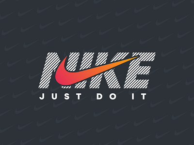 Nike Logo brand design icon illistration illustrator logo sneaker typography typography art