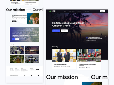 Haiti Business Development Office in China cms design freelancer minimal web design web devlopment website