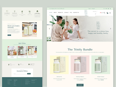 YS chinese tea ecommerce website branding ecommerce freelancer minimal product design shopify ui designer web design web designer