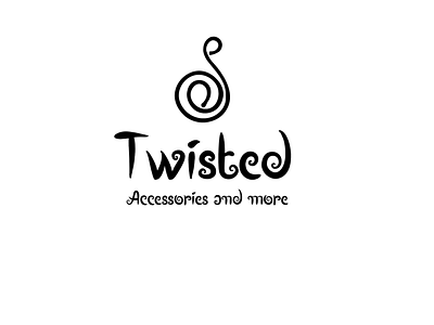 Twisted logo Design branding graphic design illustration jewelery lettering logo logo design branding logo sign minimal minimalism signature logo twisted twisted logo type vector