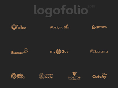 Logofolio 2019 design flat graphic icon illustrator logo minimal type typography